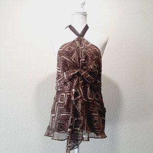 BCBGMaxAzria Halter Blouse